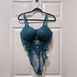 Victoria's Secret Women's XXL sexy lingerie dark green